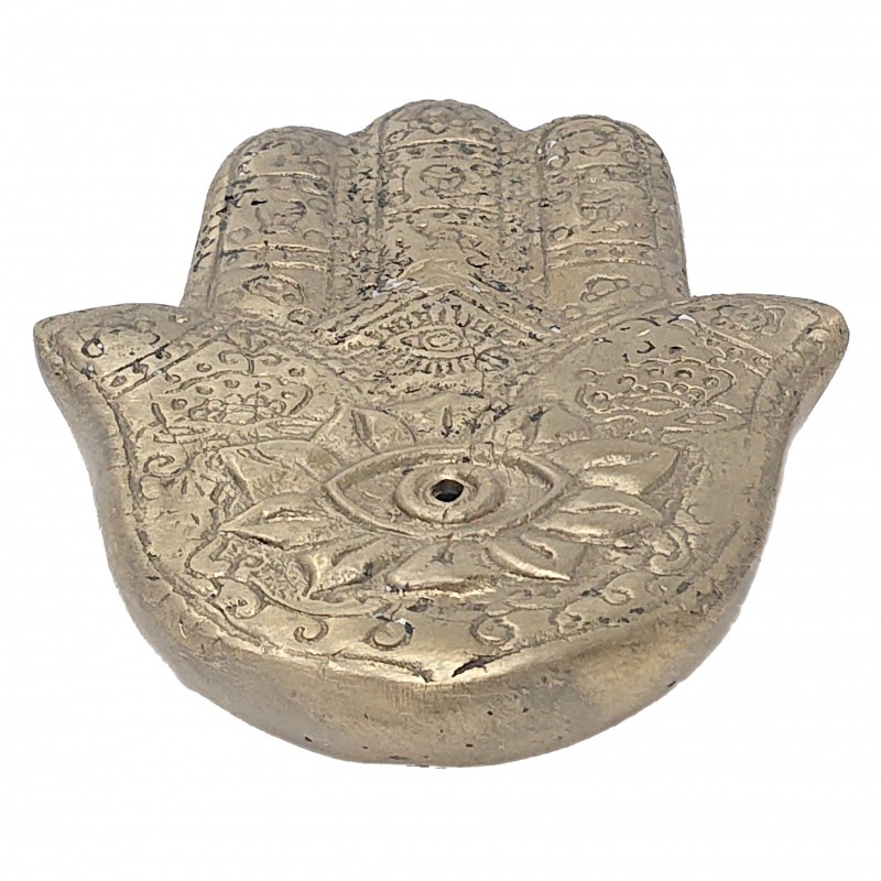 SMALL BRONZ HENNA INCENSE BURNER - DECOR OBJECTS